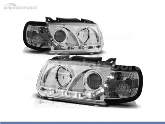 FAROIS DIANTEIROS LUZ DIURNA LED PARA VOLKSWAGEN POLO 6N