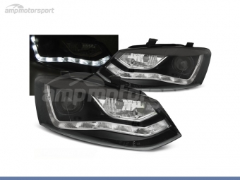 FAROIS DIANTEIROS LUZ DIURNA LED PARA VOLKSWAGEN POLO 6R