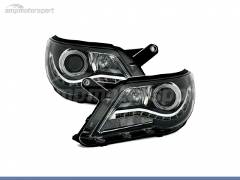 FAROIS DIANTEIROS LUZ DIURNA / ANGEL EYES CCFL PARA VOLKSWAGEN TIGUAN