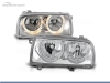 FAROS DELANTEROS OJOS DE ANGEL PARA VOLKSWAGEN VENTO