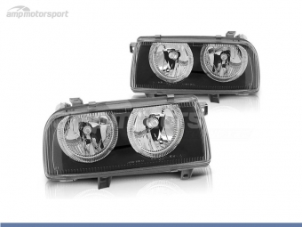 FAROS DELANTEROS OJOS DE ANGEL PARA VOLKSWAGEN VENTO