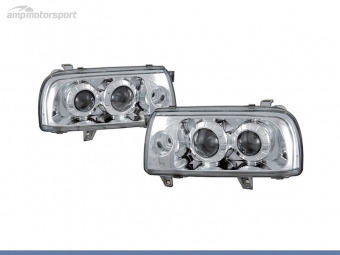 FAROS DELANTEROS DOBLE LUPA PARA VOLKSWAGEN VENTO