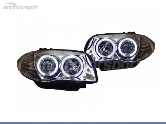 FAROS DELANTEROS OJOS DE ANGEL CCFL PARA BMW SERIE 1 E81 / E87 / E82 / E88