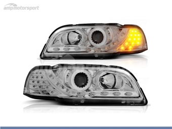 FAROIS DIANTEIROS LUZ DIURNA LED PARA VOLVO S40