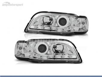 FAROIS DIANTEIROS LUZ DIURNA LED PARA VOLVO S40