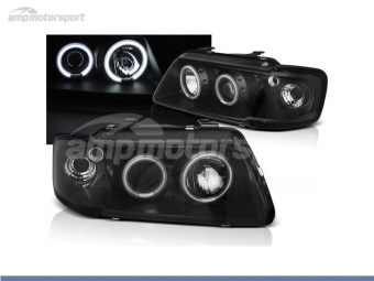 FAROIS DIANTEIROS ANGEL EYE CCFL PARA AUDI A3 8L