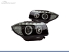 FAROIS DIANTEIROS LUZ DIURNA / ANGEL EYES PARA BMW SERIE 1 E81 / E87 / E82 / E88