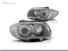 FAROIS DIANTEIROS ANGEL EYE LED PARA BMW SERIE 1 E81 / E87 / E82 / E88