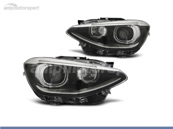 FAROIS DIANTEIROS ANGEL EYE LED PARA BMW SERIE 1 F20 / F21