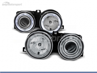 FAROIS DIANTEIROS ANGEL EYE CCFL PARA BMW SERIE 3 E30