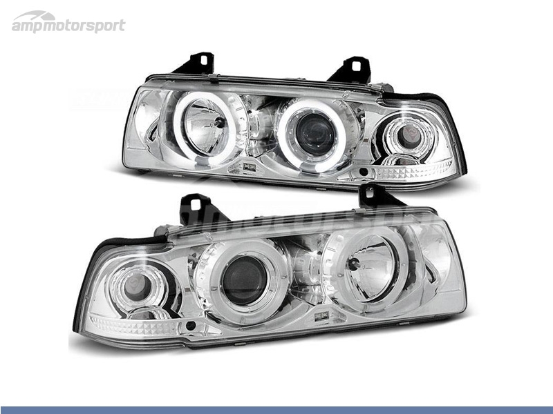 FAROS DELANTEROS DE ANGEL CCFL PARA BMW SERIE 3 E36 / BERLINA / TOURING COMPACT - AMP Motorsport