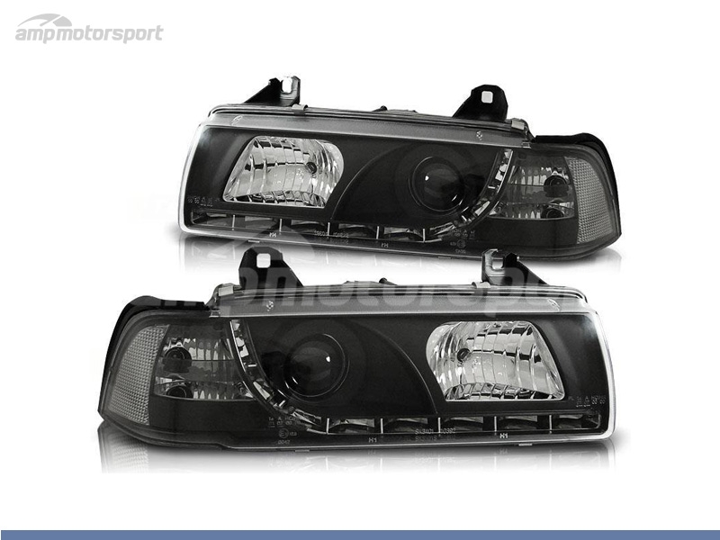 FAROS DELANTEROS OJOS DE ANGEL CCFL PARA BMW SERIE 3 E46 / BERLINA /  TOURING - AMP Motorsport