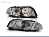 FAROS DELANTEROS OJOS DE ANGEL PARA BMW SERIE 3 E46 / BERLINA / TOURING