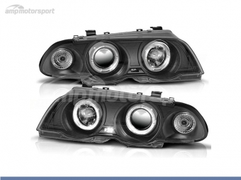 FAROS DELANTEROS OJOS DE ANGEL PARA BMW SERIE 3 E46 / BERLINA / TOURING