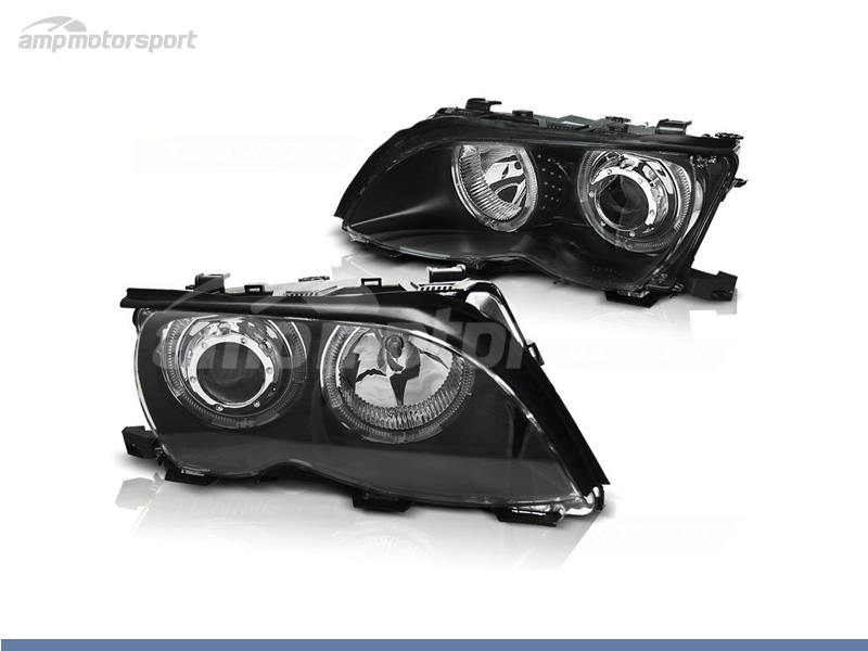 FAROS DELANTEROS OJOS ANGEL PARA BMW SERIE 3 E46 / BERLINA / TOURING - Motorsport