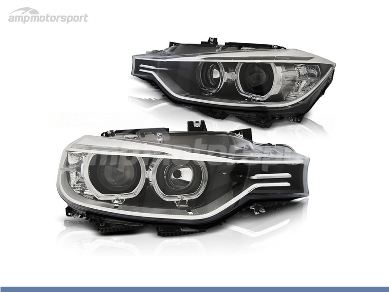 Peça - Farois Dianteiros Xenon Angel Eye Led Para Bmw Serie 3 F30 /