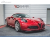 SPOILER LIP DIANTEIRO DESCONTINUADO ALFA ROMEO 4C PRETO FOSCO