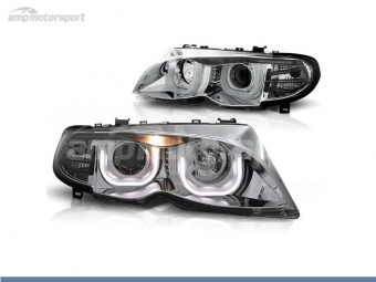 FAROIS DIANTEIROS ANGEL EYE 3D U PARA BMW SERIE 3 E46 / BERLINA / TOURING