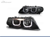 FAROS DELANTEROS OJOS DE ANGEL 3D U PARA BMW SERIE 3 E46 / BERLINA / TOURING