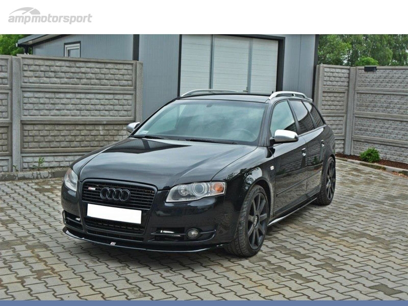 SPOILER DELANTERO AUDI A4 B7 NEGRO BRILLO - AMP Motorsport