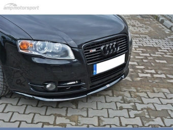 SPOILER LIP DIANTEIRO DESCONTINUADO AUDI A4 B7 PRETO FOSCO