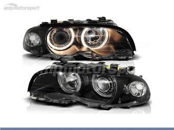 FAROS DELANTEROS OJOS DE ANGEL PARA BMW SERIE 3 E46 / COUPE / CABRIO