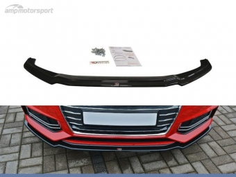 SPOILER LIP DIANTEIRO DESCONTINUADO AUDI S4 / A4 B9 PRETO BRILHANTE