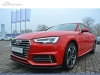 SPOILER LIP DIANTEIRO DESCONTINUADO AUDI S4 / A4 B9 PRETO FOSCO