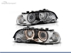 FAROS DELANTEROS OJOS DE ANGEL PARA BMW SERIE 3 E46 / COUPE / CABRIO