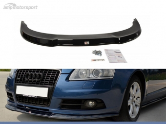 SPOILER DELANTERO DESCATALOGADO AUDI A6 C6 NEGRO BRILLO