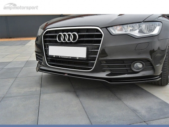 SPOILER DELANTERO AUDI A6 C7 NEGRO BRILLO