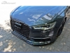SPOILER LIP DIANTEIRO DESCONTINUADO AUDI S6 / A6 C7 PRETO FOSCO