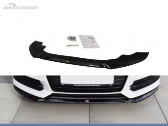 SPOILER LIP DIANTEIRO DESCONTINUADO AUDI A6 C7 / S6 C7 PRETO BRILHANTE