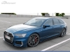 SPOILER LIP DIANTEIRO DESCONTINUADO AUDI A6 / S6 C8 PRETO FOSCO