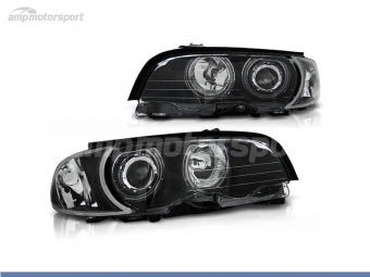 FAROS DELANTEROS OJOS DE ANGEL CCFL PARA BMW SERIE 3 E46 / COUPE / CABRIO