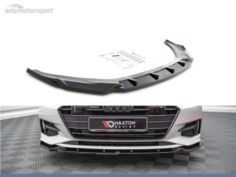 SPOILER LIP DIANTEIRO DESCONTINUADO AUDI A7 C8 PRETO BRILHANTE