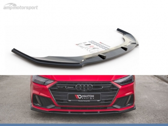 SPOILER LIP DIANTEIRO AUDI A7 C8 PRETO BRILHANTE