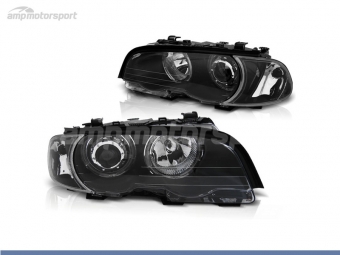 FAROS DELANTEROS OJOS DE ANGEL LED PARA BMW SERIE 3 E46 / COUPE / CABRIO