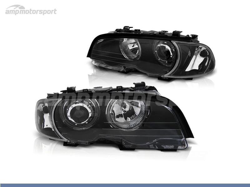 FAROS DELANTEROS OJOS DE ANGEL LED PARA BMW SERIE 3 E46 / COUPE / CABRIO -  AMP Motorsport