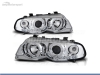 FAROS DELANTEROS OJOS DE ANGEL PARA BMW SERIE 3 E46 / COUPE / CABRIO