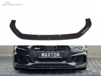 SPOILER DELANTERO DESCATALOGADO AUDI RS3 8V SPORTBACK NEGRO BRILLO