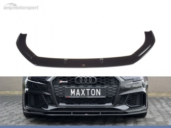 SPOILER DELANTERO AUDI RS3 8V SPORTBACK NEGRO BRILLO