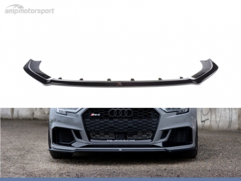 SPOILER DELANTERO DESCATALOGADO AUDI RS3 8V SEDAN NEGRO MATE