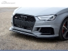 SPOILER DELANTERO DESCATALOGADO AUDI RS3 8V SEDAN NEGRO MATE