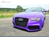 SPOILER LIP DIANTEIRO DESCONTINUADO AUDI RS5 PRETO FOSCO