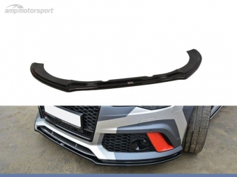 SPOILER LIP DIANTEIRO DESCONTINUADO AUDI RS6 C7 PRETO FOSCO