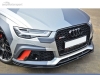 SPOILER DELANTERO DESCATALOGADO AUDI RS6 C7 NEGRO MATE