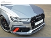 SPOILER DELANTERO DESCATALOGADO AUDI RS6 C7 NEGRO BRILLO