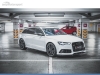 SPOILER LIP DIANTEIRO DESCONTINUADO AUDI RS6 C7 PRETO FOSCO