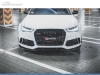SPOILER DELANTERO DESCATALOGADO AUDI RS6 C7 NEGRO MATE